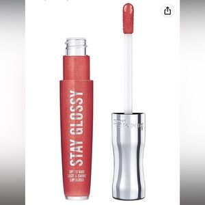 Rimmel London Stay Glossy 6HR Lip Gloss,#640 All Day Seduction,0.18 Fl oz new*
